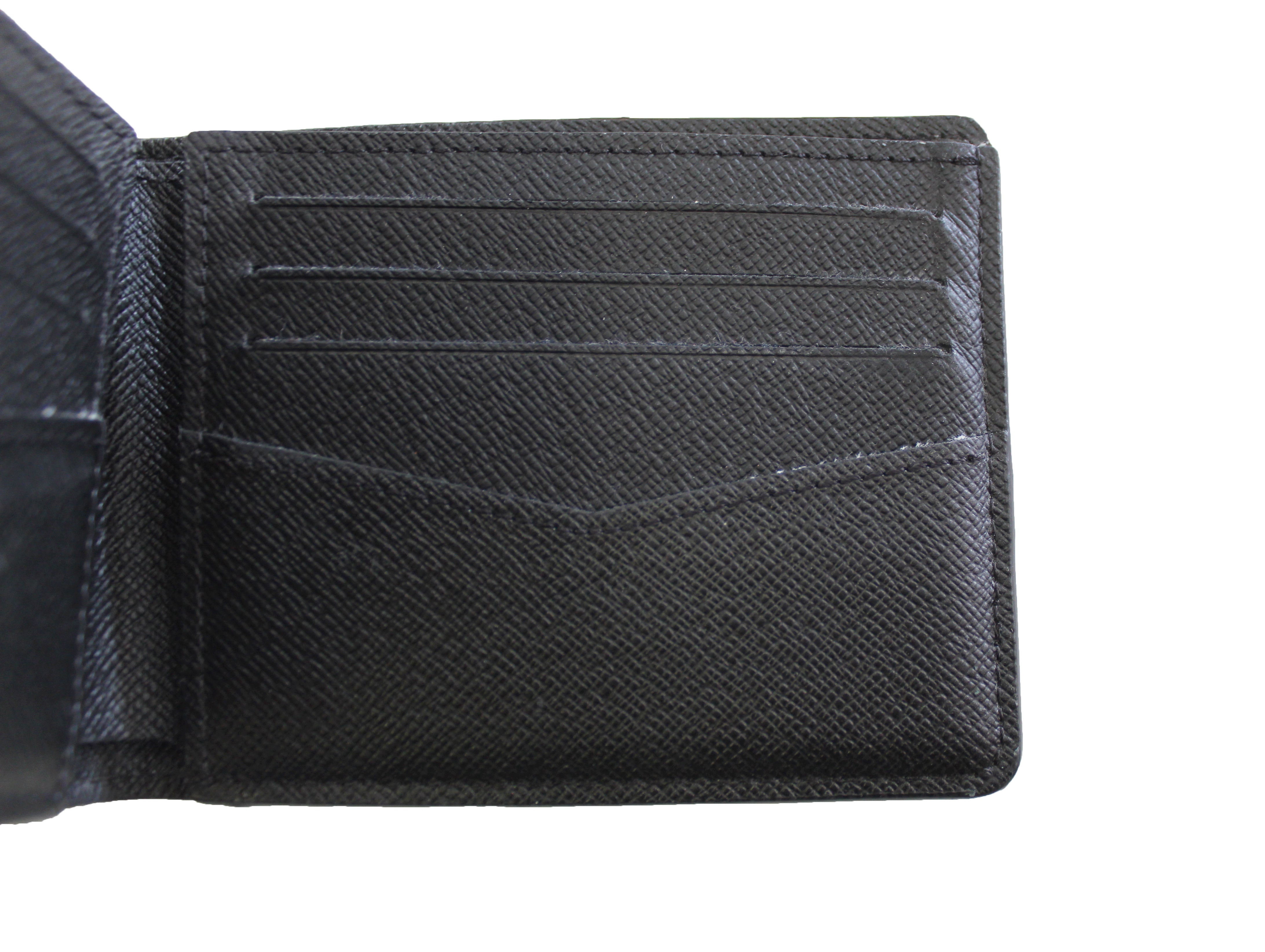 Authentic Louis Vuitton Monogram Eclipse Canvas Men's Wallet - Grey & Black Designer Bifold Wallet for Everyday Use & Travel
