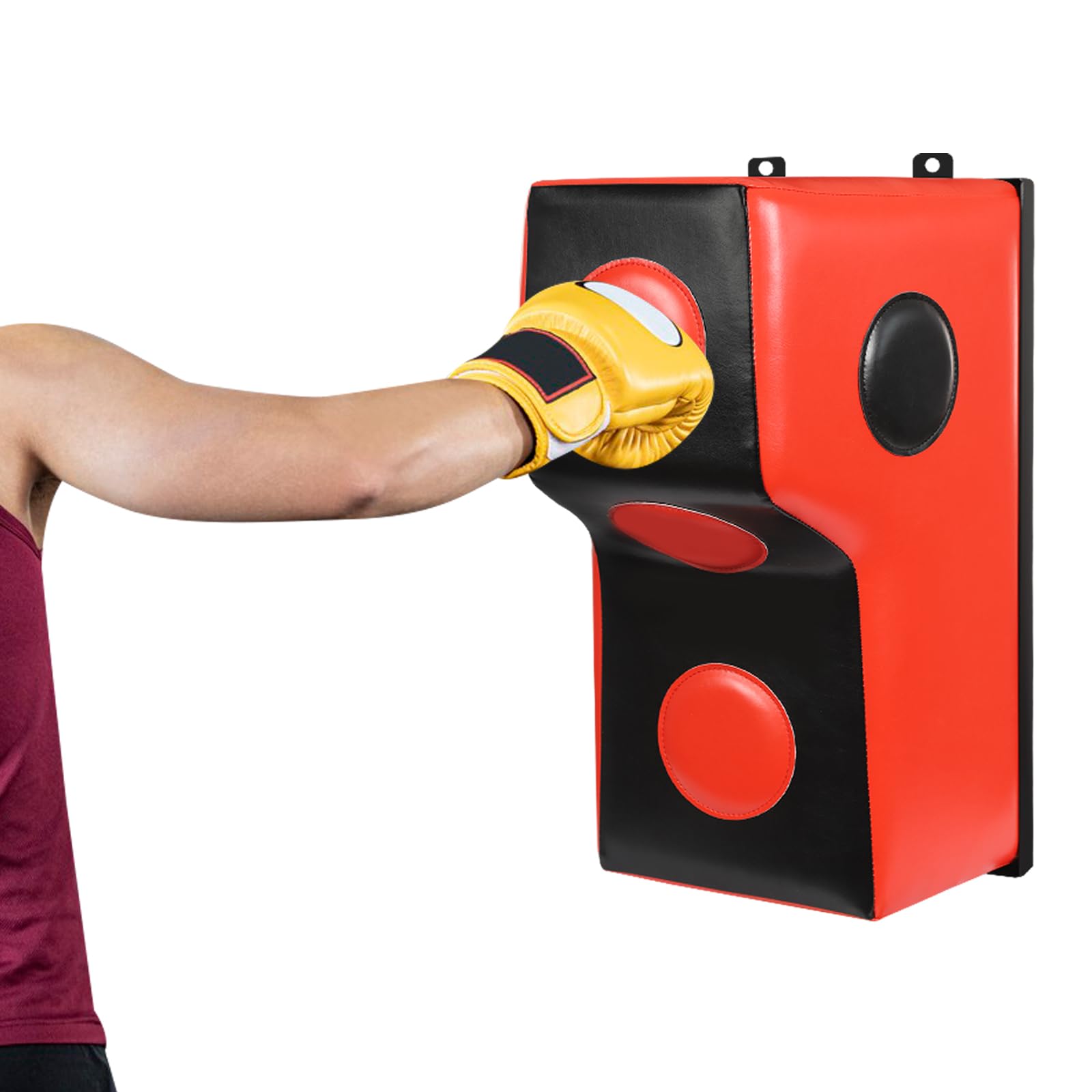 Wall Mounted Boxing Punching Bag - Heavy Duty Uppercut & Hook Training Pad for Adults - Supports Up to 881.85 lbs - Perfect for Home Gym, Bedroom, Living Room & Boxing Training