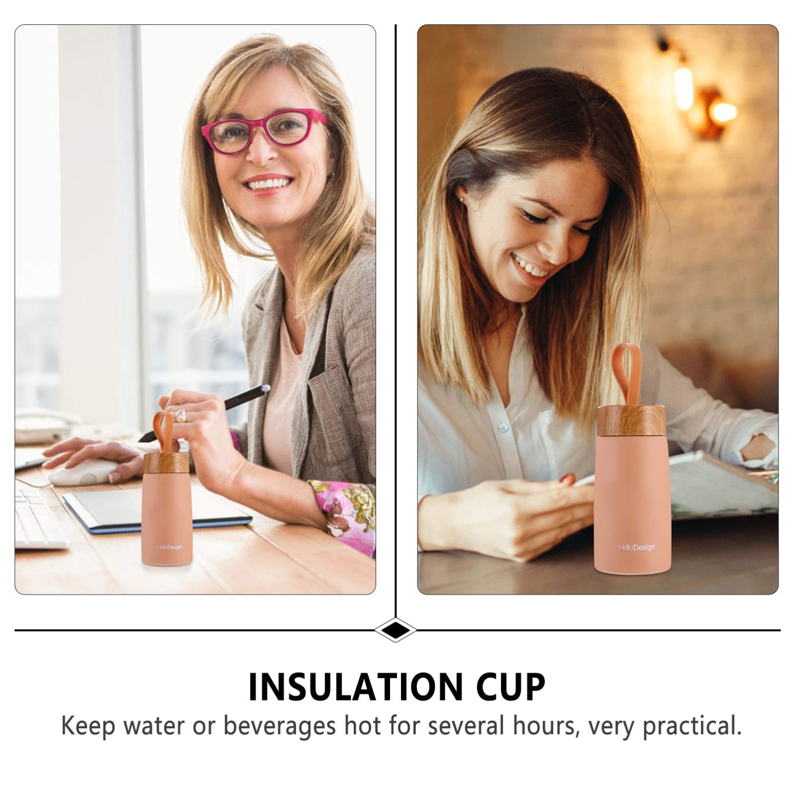 **Vacuum Insulated Stainless Steel Travel Mug - 20oz Leak-Proof Thermal Cup for Hot & Cold Beverages - Perfect for Coffee, Tea, Water - Ideal for Office, Commuting, Camping & Outdoor Activities**