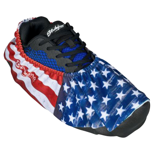 KR Strikeforce Flexx Shoe Covers with USA Flag Design - Durable Non-Slip Protective Footwear for CrossFit, Gym Workouts & Outdoor Training