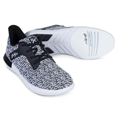 KR Strikeforce Women's Lux White & Black Bowling Shoes - Wide Width for Comfort & Performance | Perfect for League Play & Tournament Bowling