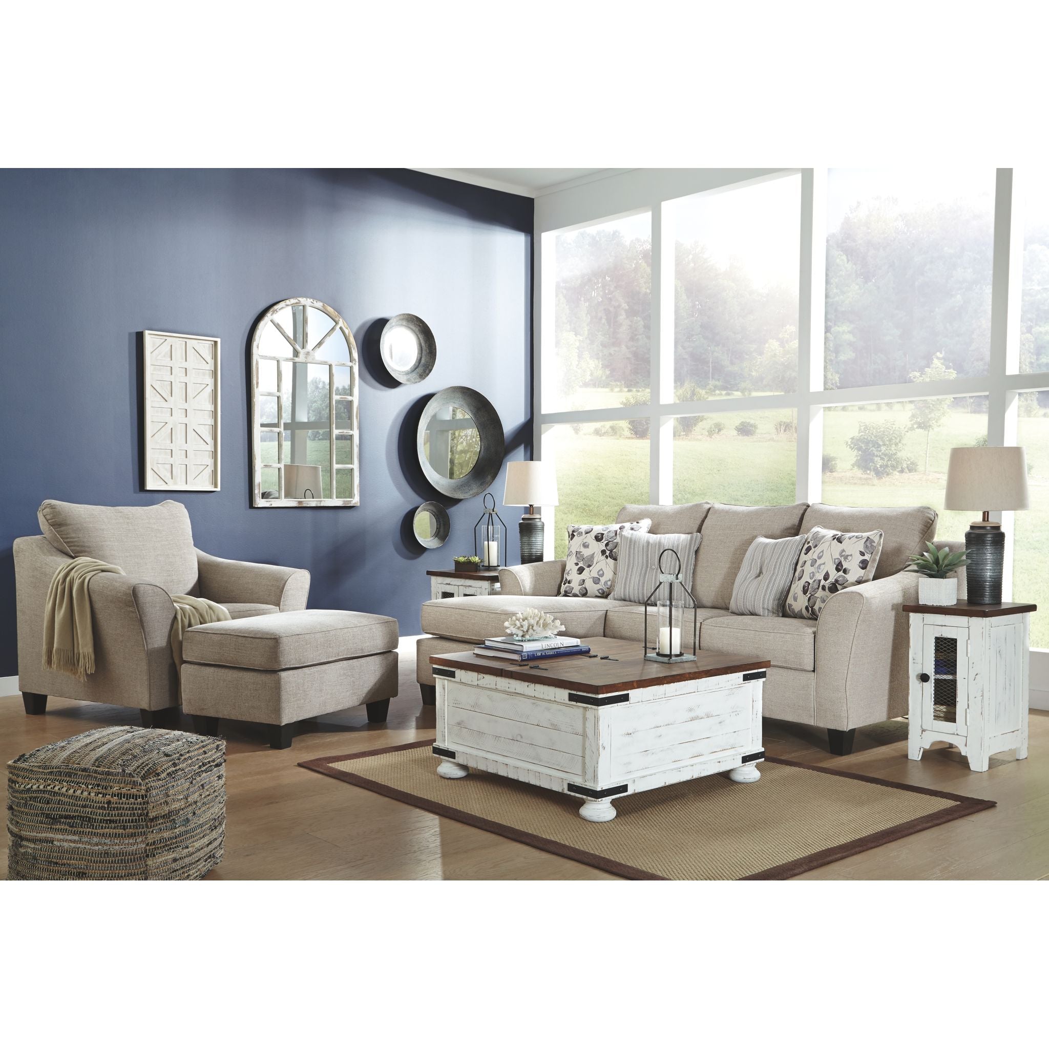 Abney Chair Driftwood - Modern Wooden Accent Chair for Living Room, Bedroom & Office - Comfortable & Stylish Home Decor Furniture