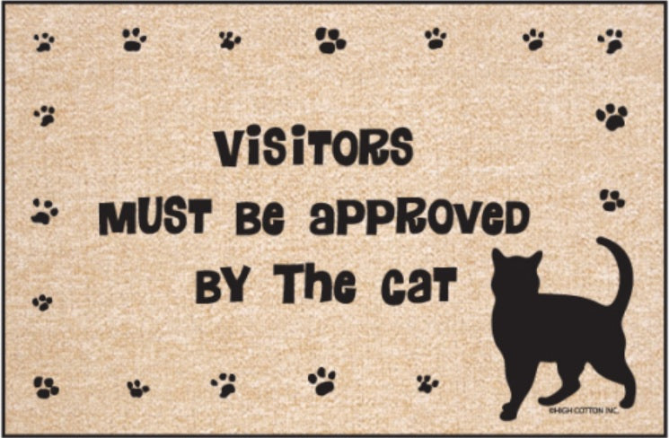 Premium Cat-Themed Olefin Doormat - Non-Slip, Durable & Waterproof - Perfect for Entryway, Front Door & Pet-Friendly Homes