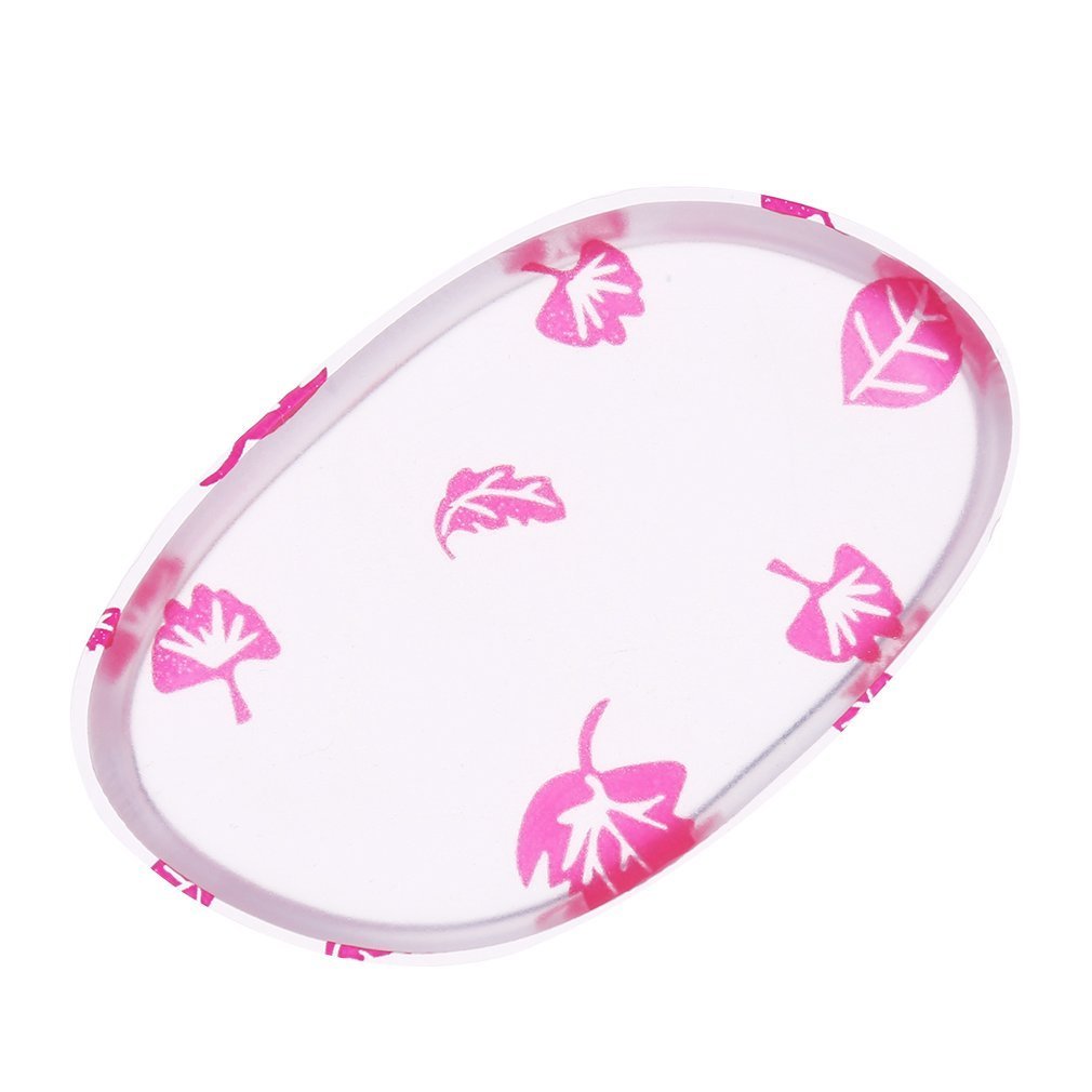 Jenna Silicone Makeup Sponge - Transparent Red Flower Design for Flawless Foundation Application | Perfect for Liquid, Cream & Powder Makeup | Reusable & Easy to Clean Beauty Blender for Professional Makeup Artists & Beginners