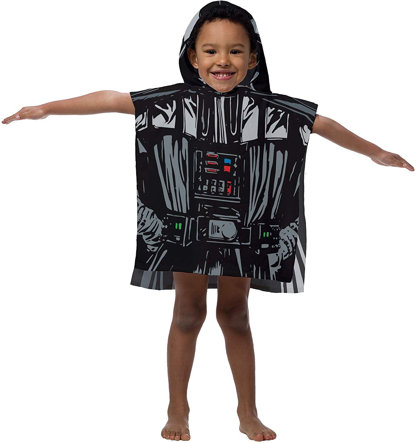 **Star Wars Darth Vader Kids Bath Towel - Soft Absorbent Hooded Towel for Boys & Girls - Perfect for Bath Time, Swimming, and Cosplay**