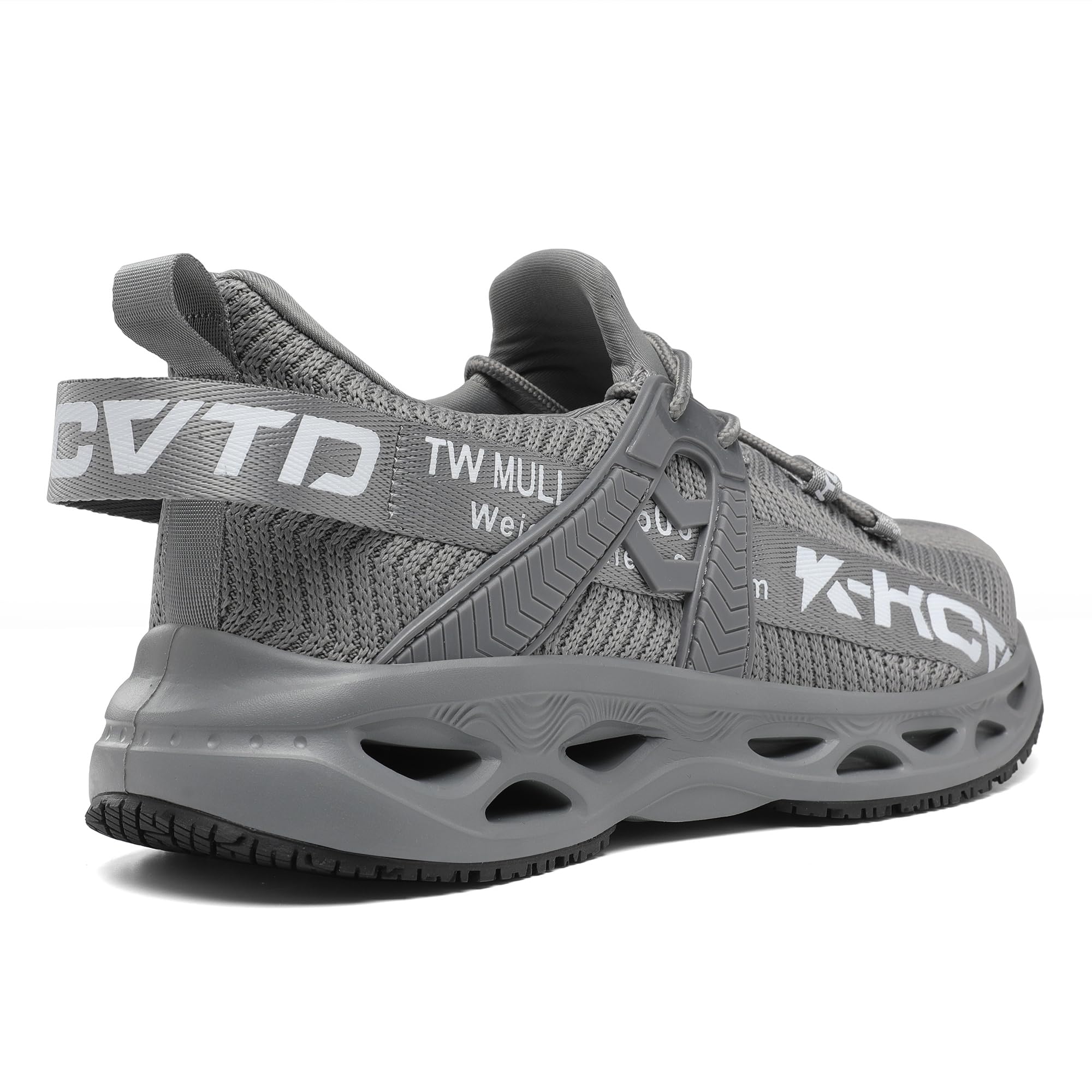 KCVTD Steel Toe Work Shoes for Men & Women - Safety Sneakers with Puncture Proof & Slip Resistant Construction - Durable for Construction, Warehouse & Outdoor Work