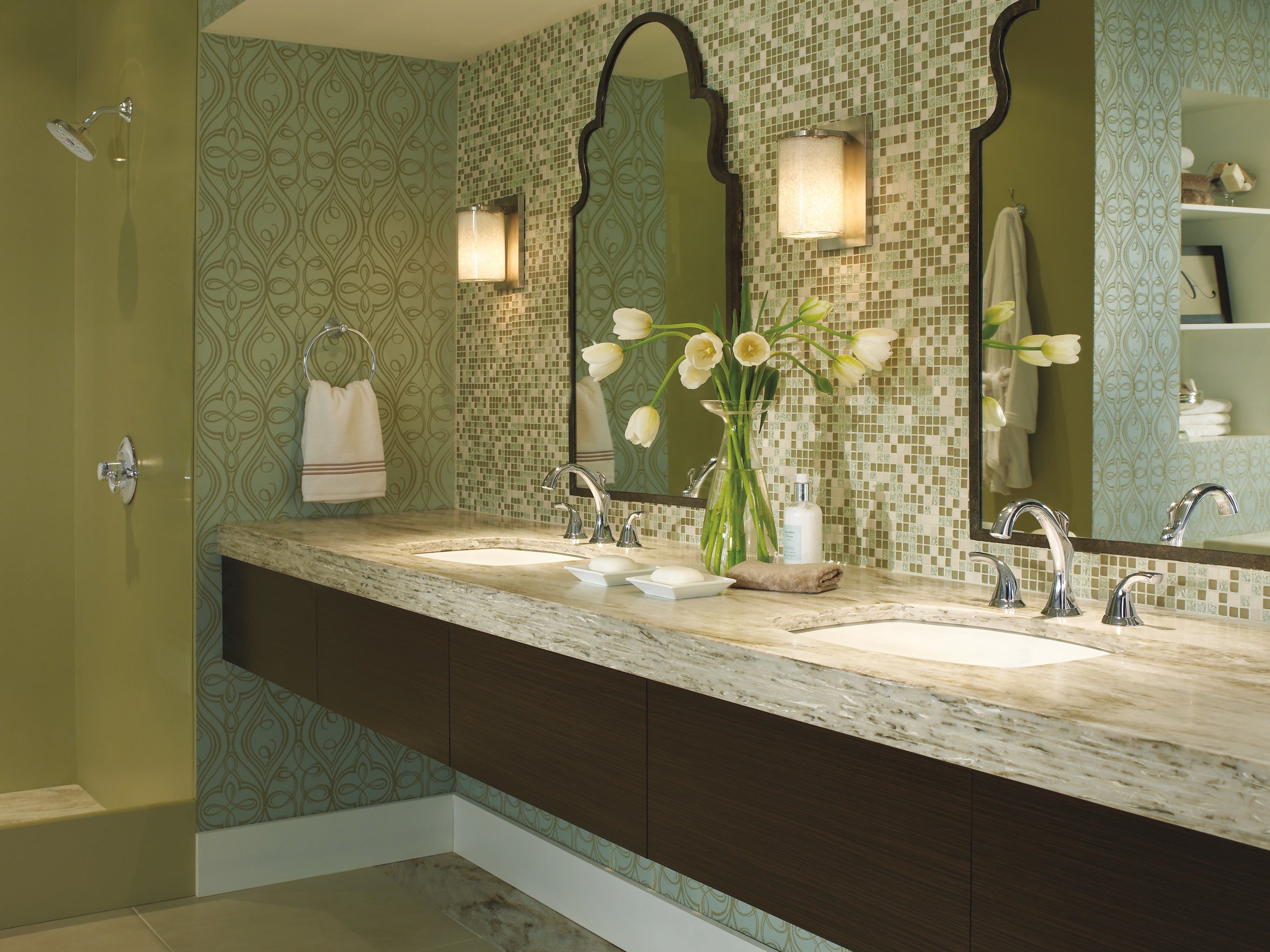 Delta Addison Widespread Bathroom Faucet in Chrome Finish - 3592LF Model for Modern Vanities & Bathroom Upgrades