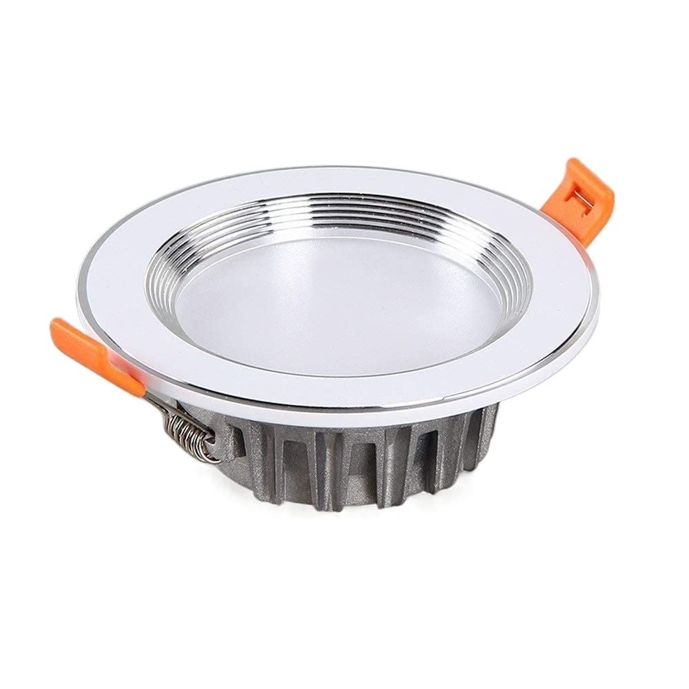 3W/5W/7W Slim LED Recessed Ceiling Lights - Non-Dimmable COB Downlights for Kitchen, Hallway & Corridor - Fire Rated Compact Spotlights - Modern Energy Saving Lighting Solution for Home & Office