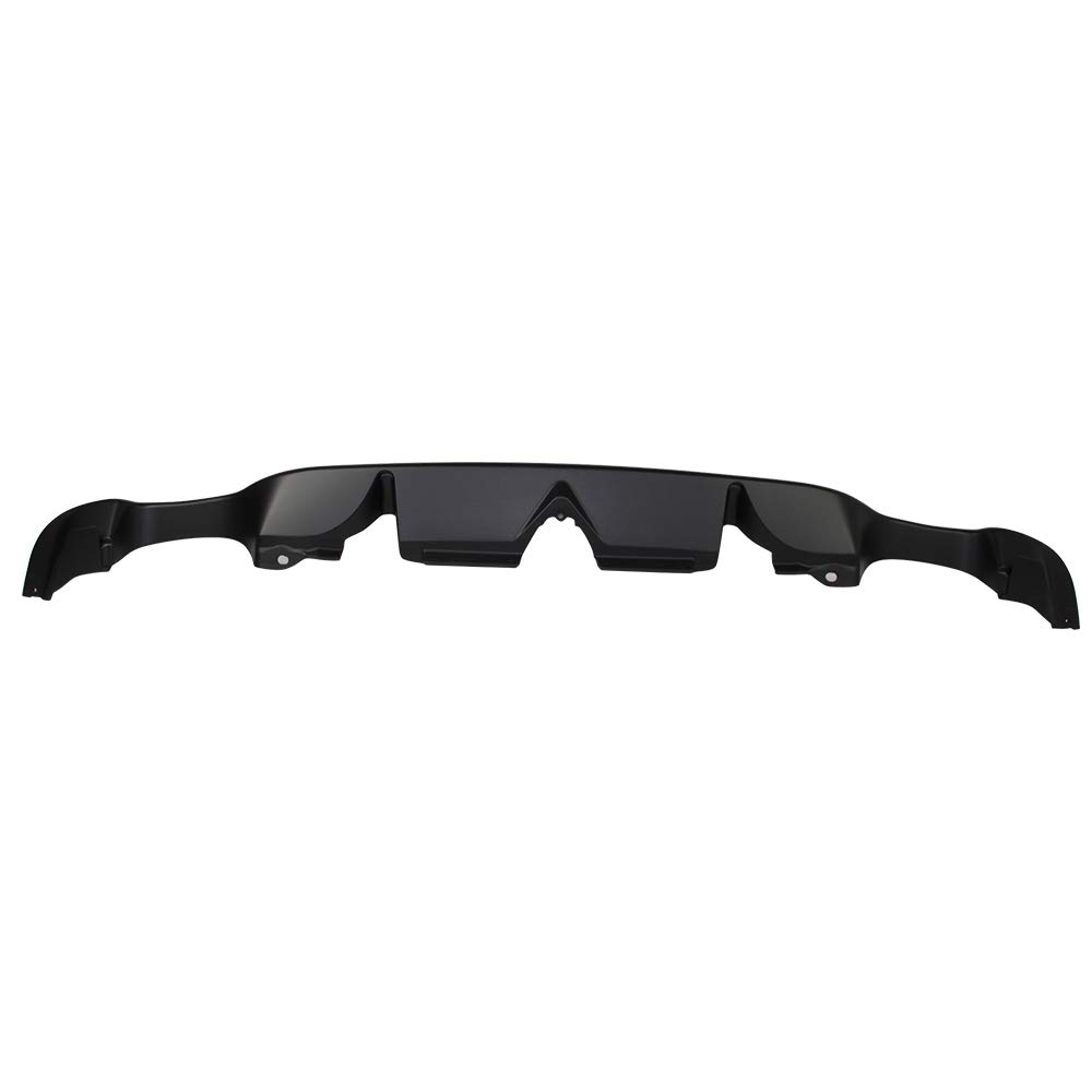 IKON MOTORSPORTS ABS Black Rear Diffuser Bumper Lip for 2013-2016 Scion FR-S / 2013-2020 Subaru BRZ / 2012-2016 Toyota 86 - Upgrade Your Car's Aerodynamics & Style for Street Racing & Show Cars