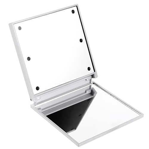 Foldable LED Makeup Mirror Portable Cosmetic Mirror with Light - Perfect for Travel, Home & Vanity Use - Ideal for Women & Girls