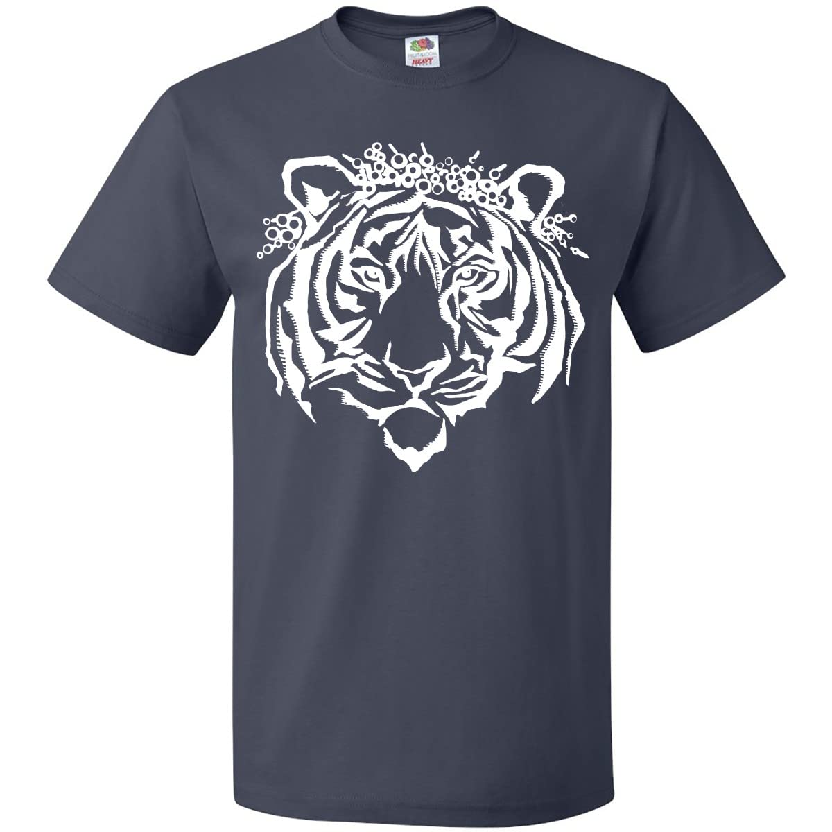 Tiger Queen Flower Crown T-Shirt - Women's Graphic Tee for Casual Wear