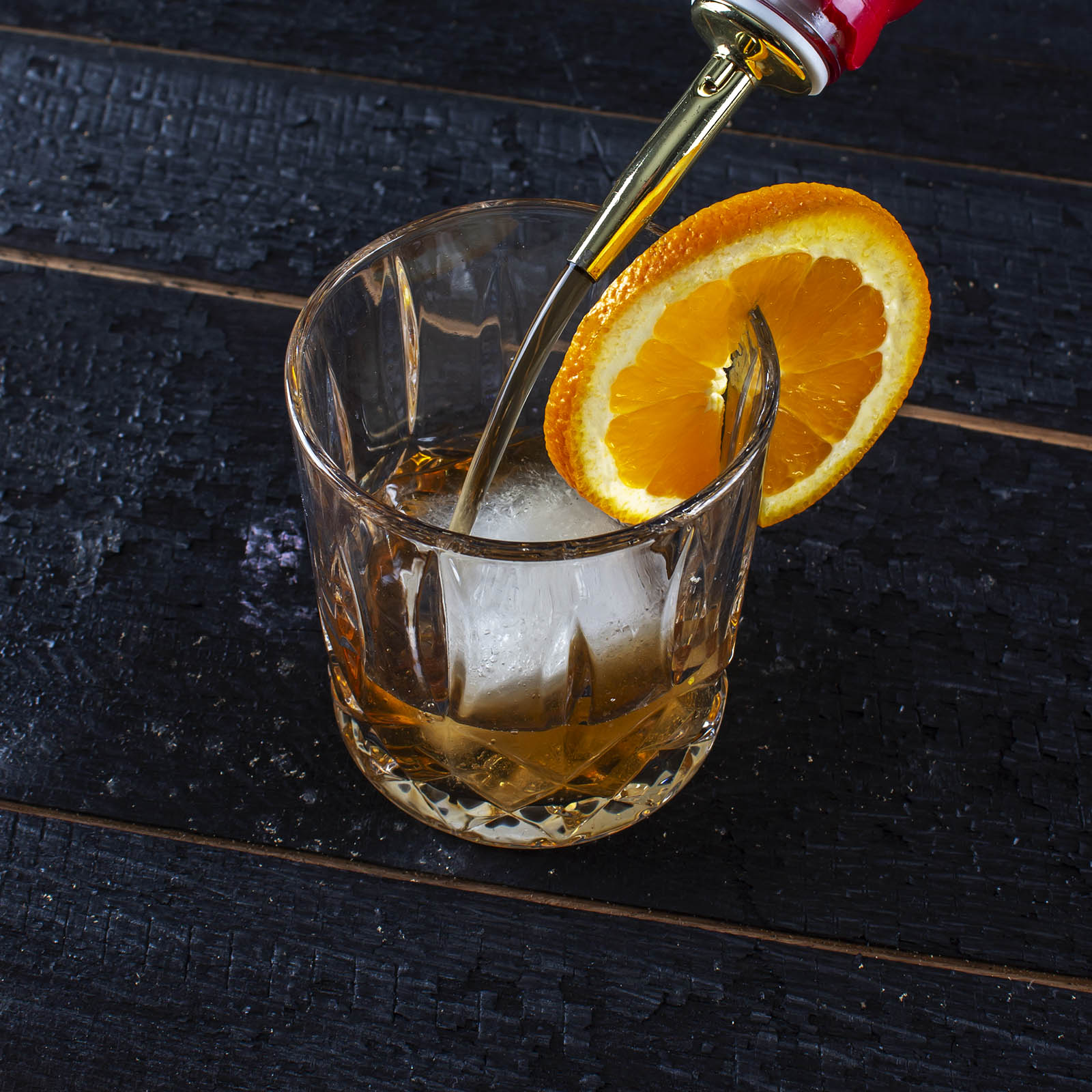 BarConic® Diamond Pattern 11 oz Rocks Glass - Set of 2, 4 or 6 - Whiskey, Bourbon & Cocktail Drinking Glasses - Perfect for Home Bars, Parties & Gifts