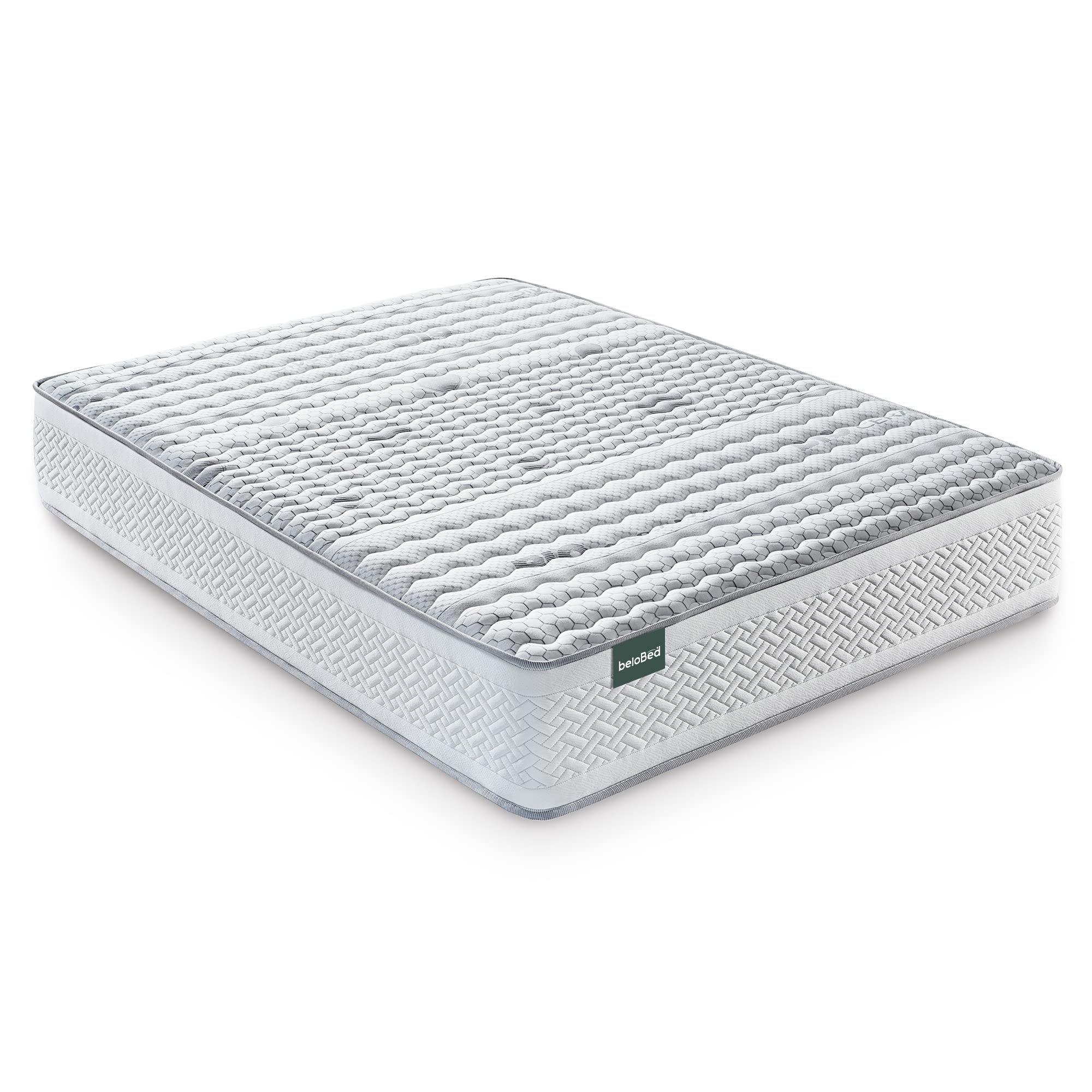 BeloBed 135x190 cm Memory Foam Mattress - Reversible, Medium Firm, 28 cm Height, Breathable & Roll-Packed for Easy Transport - Perfect for Guest Rooms, Dorms & Small Spaces - Airluxe Technology