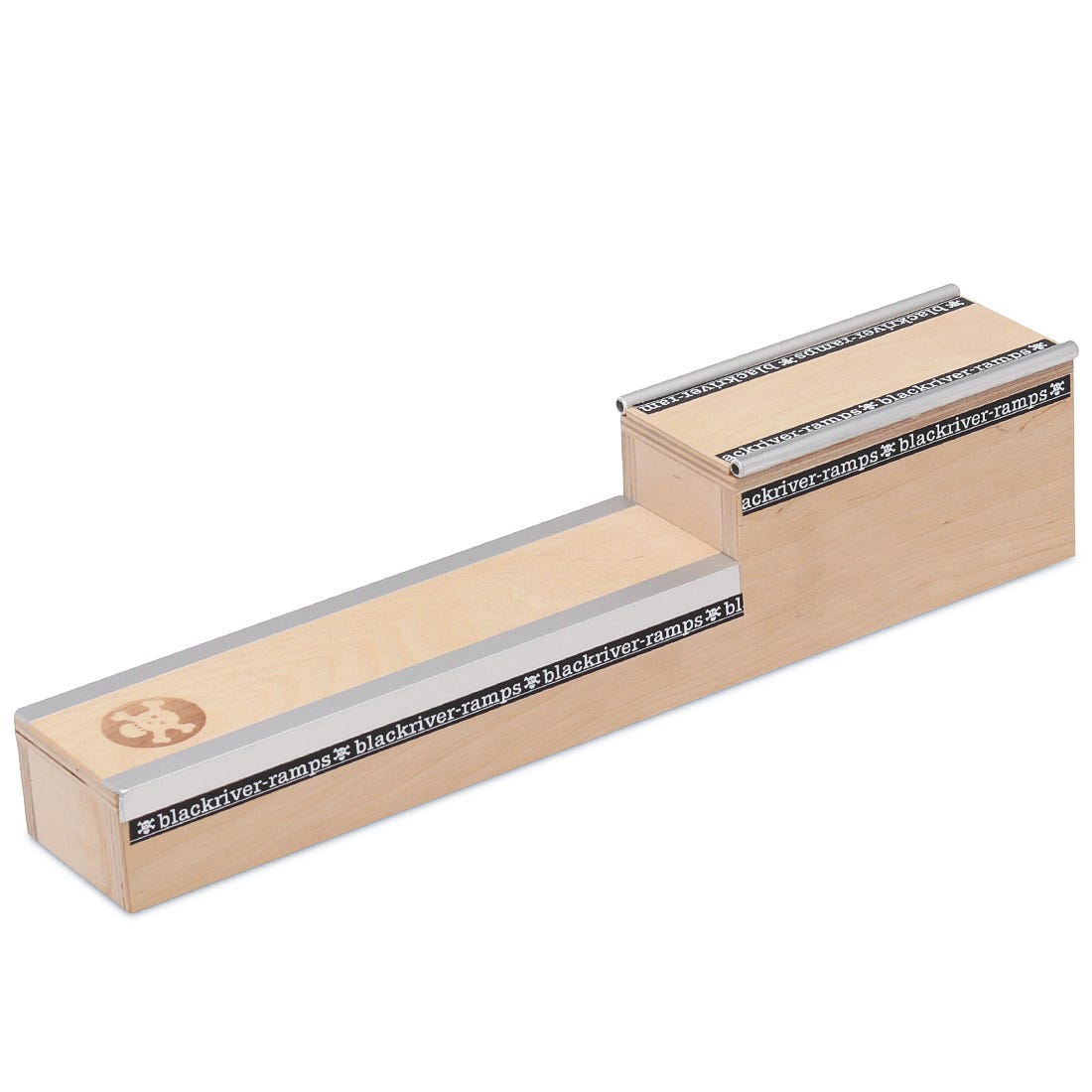 Blackriver Fingerboard Ramps - Two Level Skateboard Mini Ramp for Fingerboarding Tricks - Perfect for Home, Office & Skate Park Practice