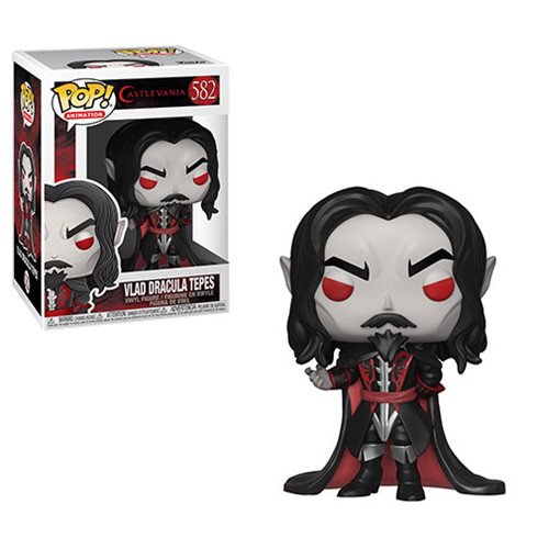 Castlevania Vlad Dracula Tepes Pop! Vinyl Figure #582 - Collectible Anime Gaming Merchandise for Fans & Decor