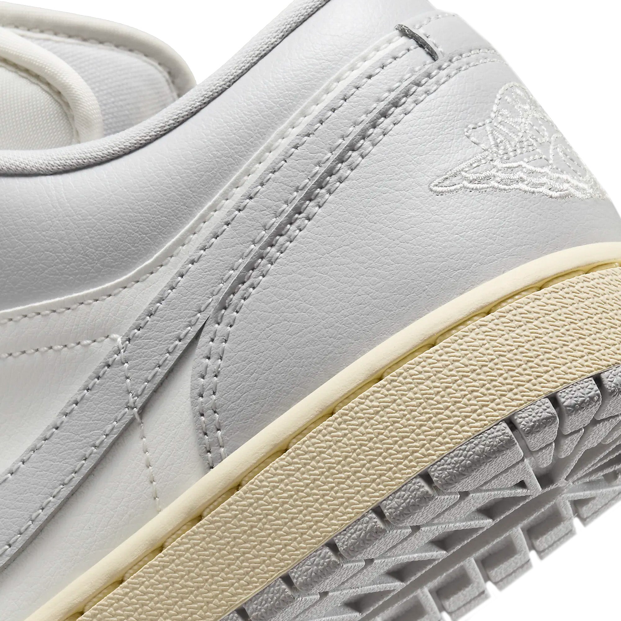 Air Jordan 1 Low 'Coconut Milk Neutral Grey' Women's Sneakers 2024 - Retro Basketball Shoes for Women, Casual Streetwear Fashion & Gym Workouts