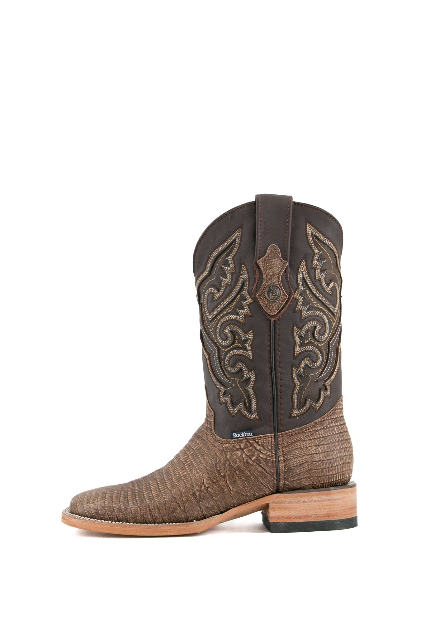 Premium Lizard Print Matte Square Toe Cowboy Boots for Men & Women - Western Style Riding Boots with Comfortable Fit - Perfect for Country Music Festivals, Rodeos & Outdoor Adventures