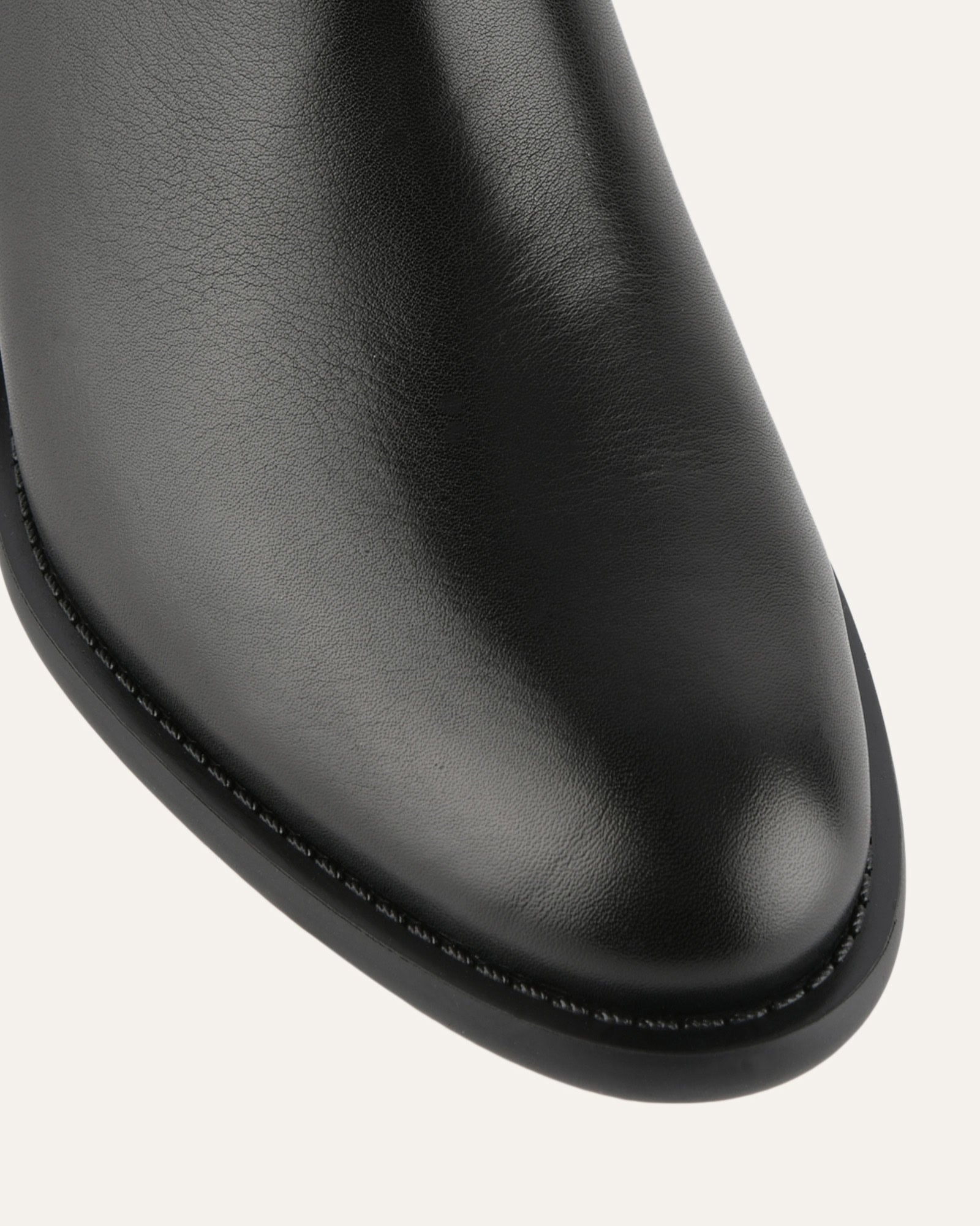 Lucas Black Leather Mid Ankle Boots for Women - Stylish & Comfortable Footwear for Casual Outings, Work & Everyday Wear