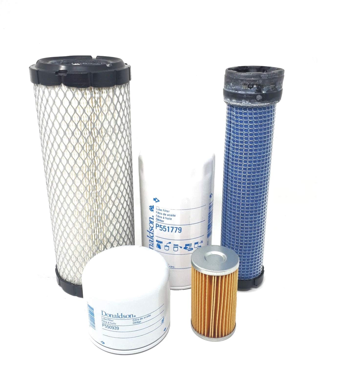 CFKIT Maintenance Filter Kit for Kubota L3010 L3130 L3410 L3430 HST Models - Tractor Air & Oil Filter Replacement Parts for Farming & Landscaping