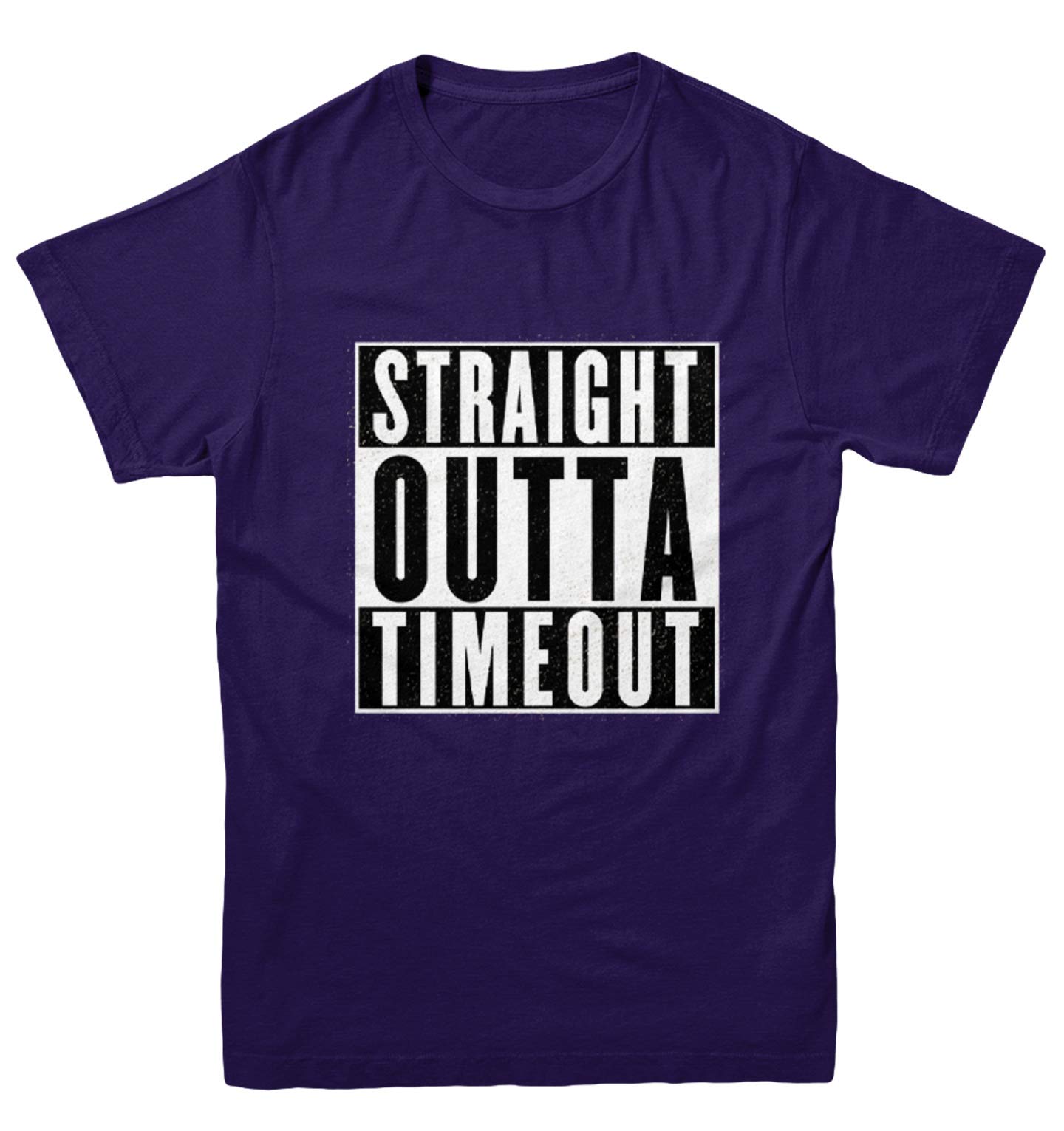 Haase Unlimited Straight Outta Timeout - Trouble Maker Youth T-Shirt | Funny Sarcastic Graphic Tee for Boys & Girls | School, Sports, Playdates
