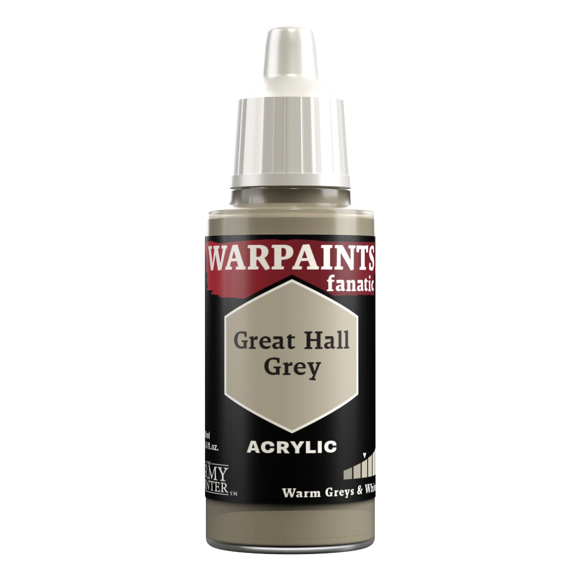 Warpaints Fanatic: Great Hall Grey - Premium Miniature Paint for Warhammer & Tabletop Gaming - Perfect for Fantasy & Sci-Fi Models