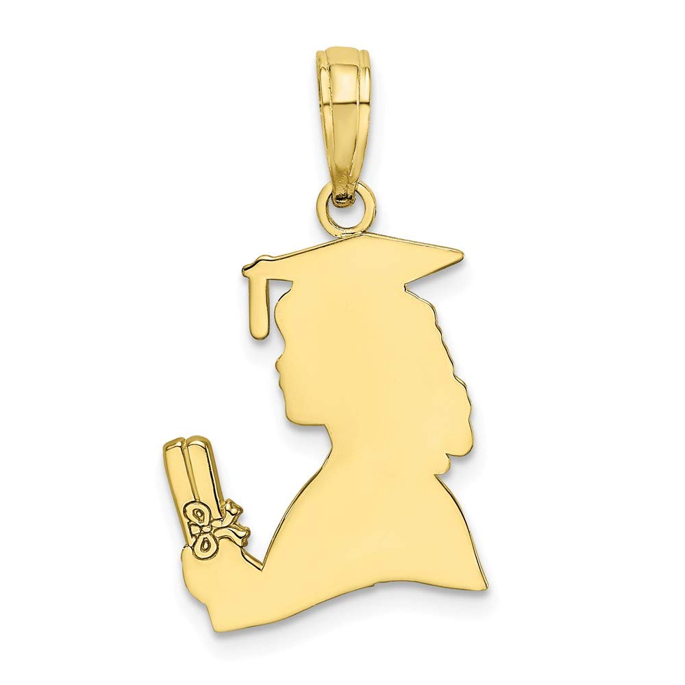 10K Yellow Gold Small Charm Necklace with 18