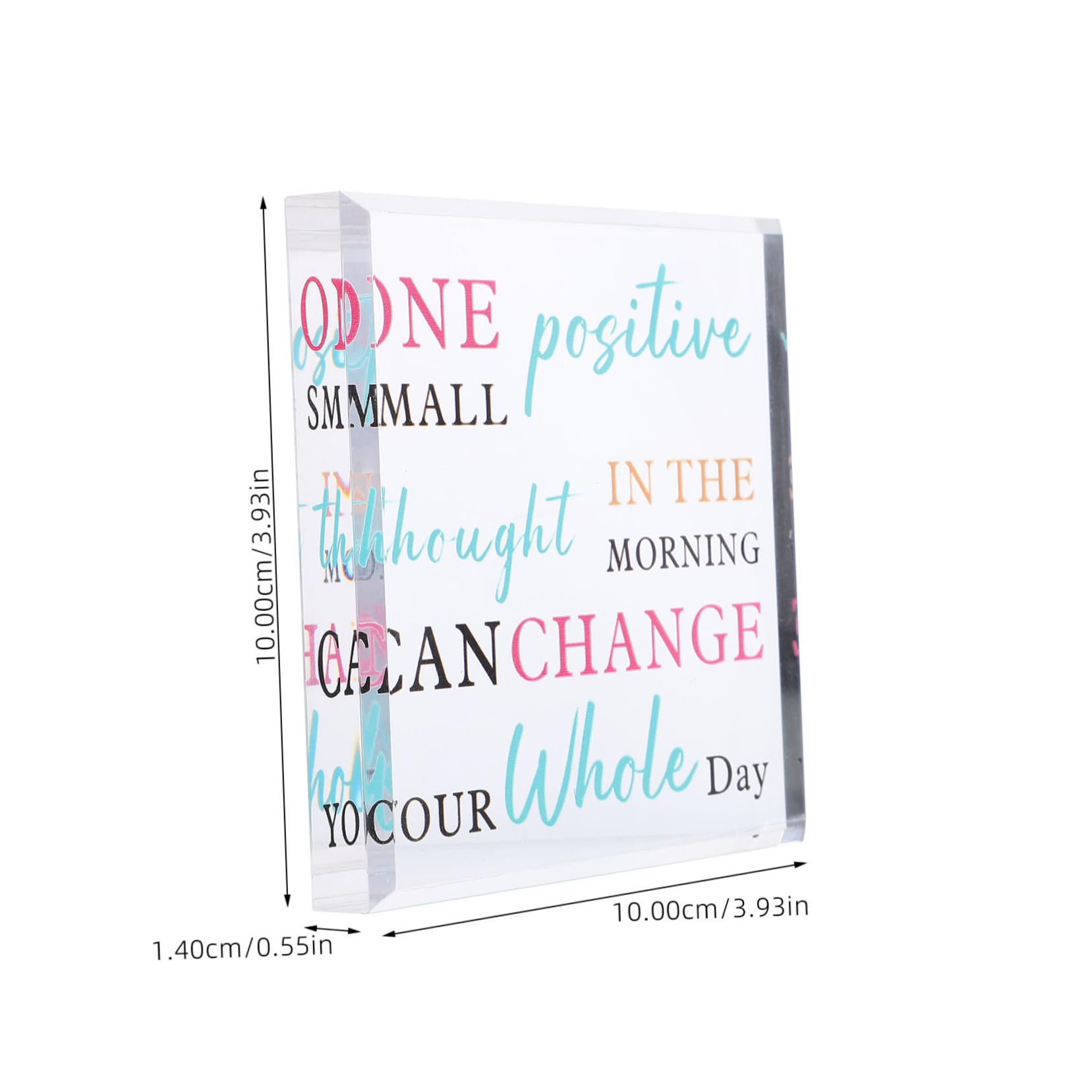 COHEALI Acrylic Placard Signs - Elegant Desk Decor & Home Ornaments | Perfect for Office, Wedding, Party Decorations & Gift Giving