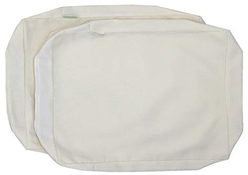 Waterproof Cream White Outdoor Patio Chair Cushion Covers (22