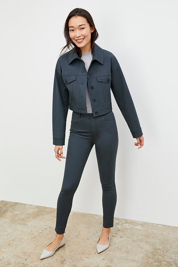 Sammataro Eco-Friendly Jeans - Better Than Denim in Dusty Indigo | Sustainable Fashion for Casual Wear & Everyday Outfits