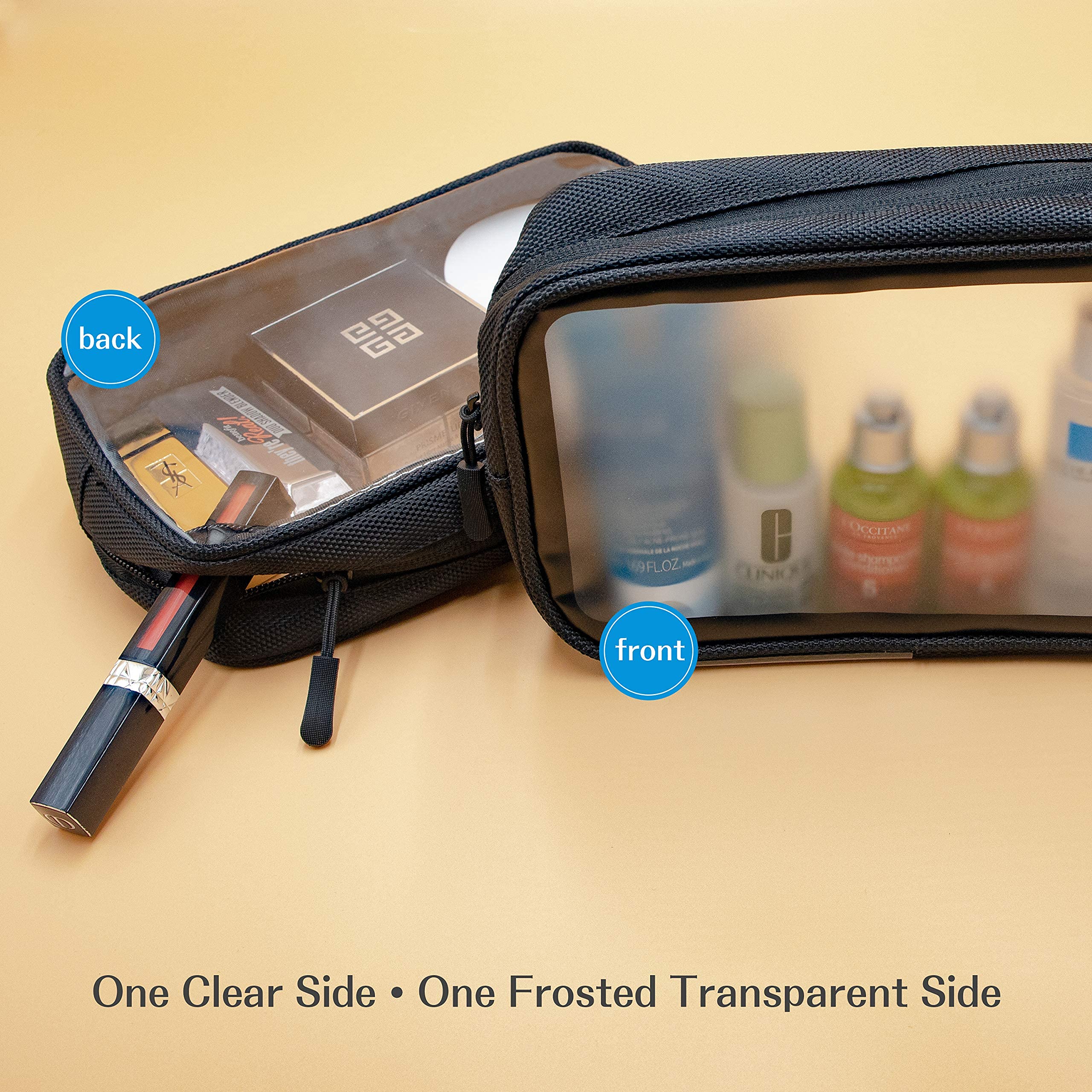 ProCase Waterproof Travel Toiletry Bag & Electric Toothbrush Holder Set - Compact Organizer for Men & Women, Perfect for Airplane, Camping, Gym & Business Trips