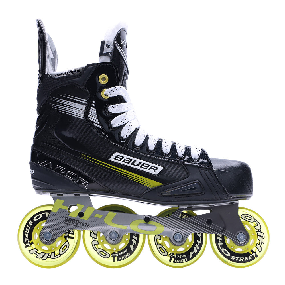 Bauer Vapor X3 Intermediate Roller Hockey Skates - Lightweight Performance Skates for Youth & Adults - Perfect for Street Hockey, Rink Play & Training Sessions