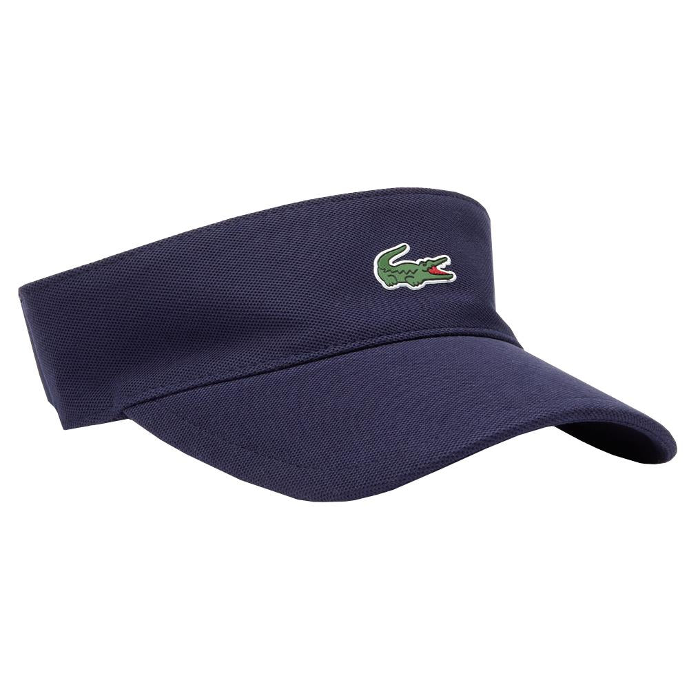 Lacoste Sport Visor Hat for Men & Women - Navy Blue Sun Visor for Golf, Tennis, Running & Outdoor Activities