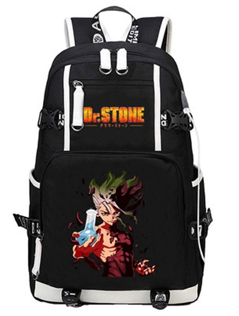 Anime Dr. STONE Backpack for School, College & Travel - Lightweight Laptop Bookbag with Padded Straps - Perfect for Students, Cosplay & Anime Fans
