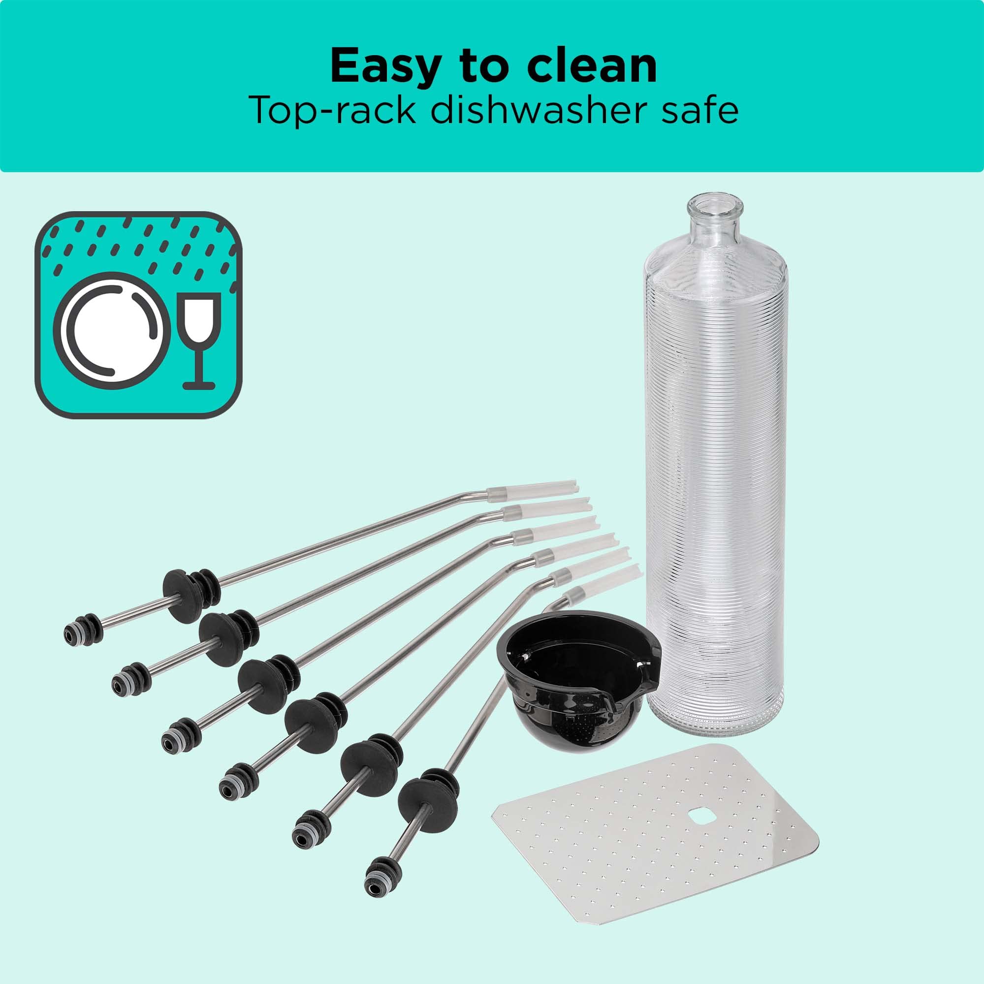 BLACK+DECKER BEHB101 Cocktail Maker Machine - Bartesian Capsule Compatible Drink Maker for Home Bar & Parties | Perfect for Entertaining & Mixing Cocktails