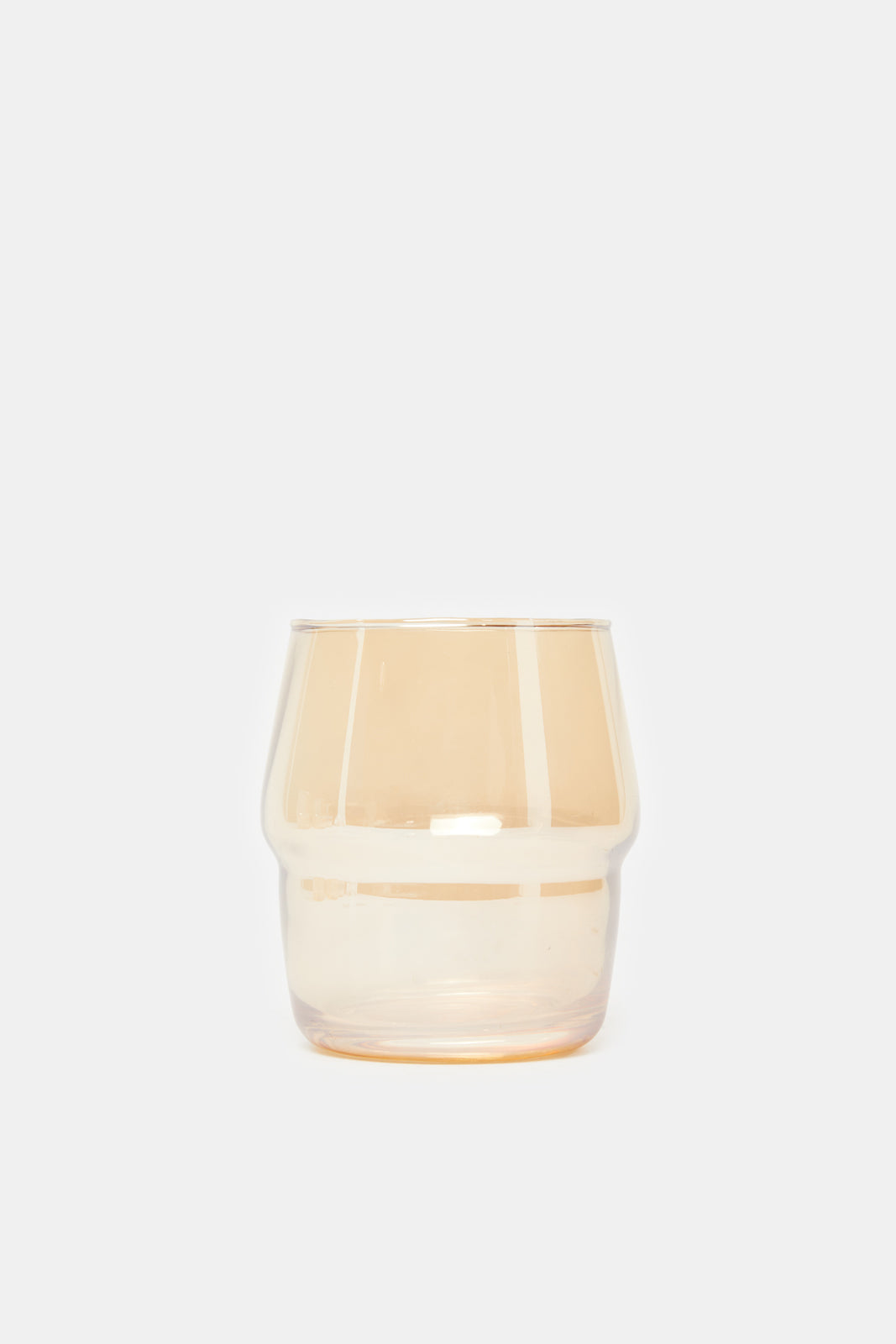 Amber Brown Plain Glass Tumbler Set - 6 Piece Clear Drinking Glasses for Juice, Iced Coffee & Cocktails - Perfect for Home, Restaurant & Party Use