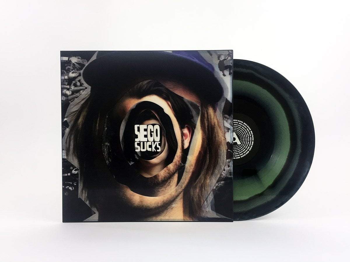 Black and Olive Green Smash Vinyl