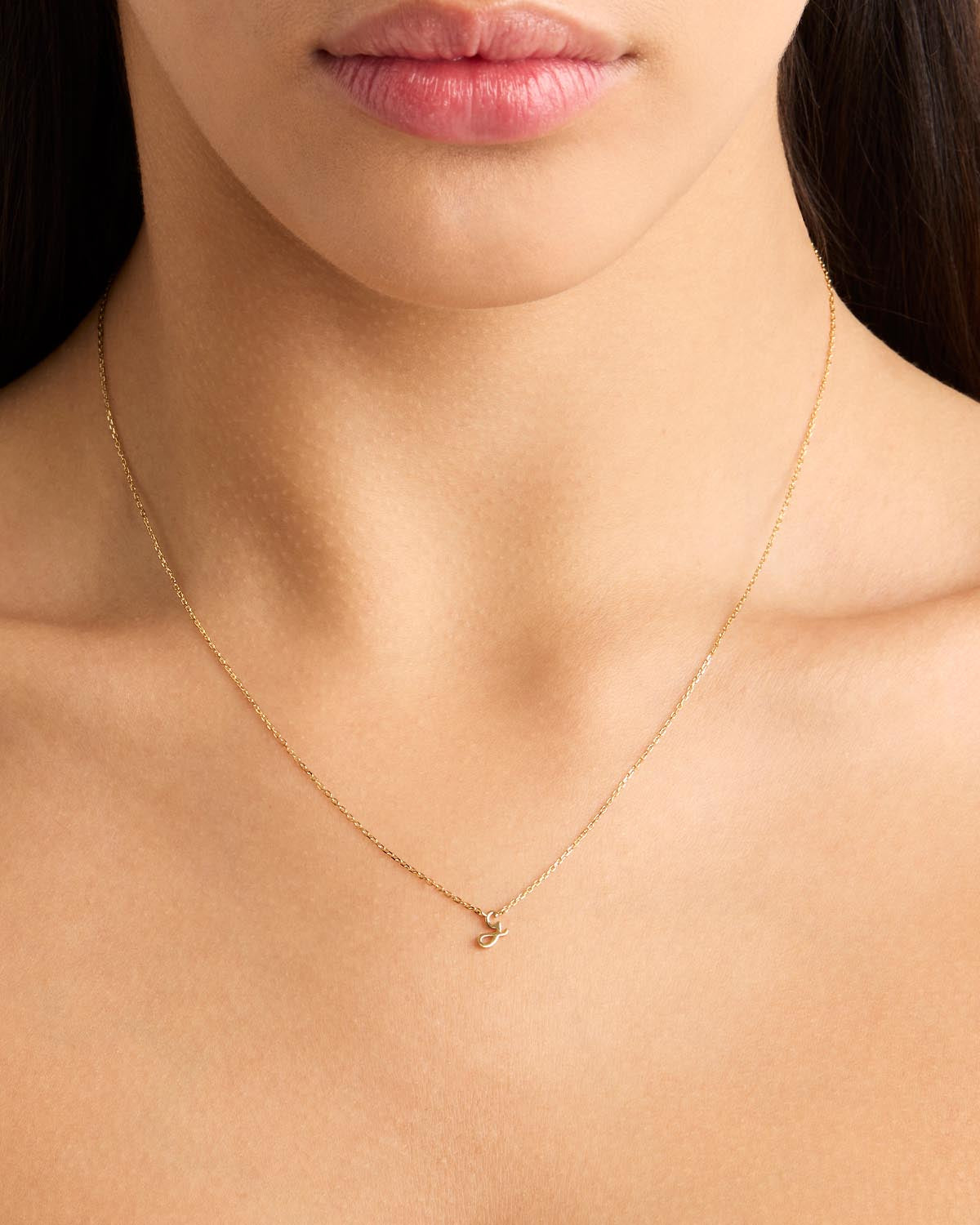 14K Solid Gold Love Letter Necklace for Women - Personalized Romantic Jewelry Gift for Her - Perfect for Anniversaries, Valentine's Day & Special Occasions