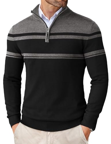 Black & Dark Heather Grey