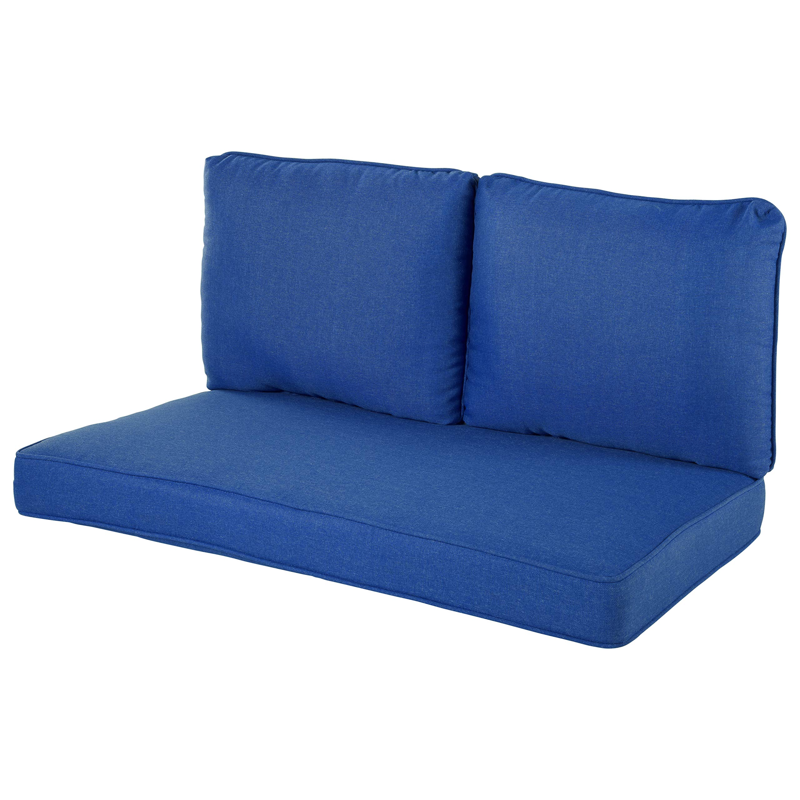 Quality Outdoor Living 29-CB02LV 46x26 Cobalt Loveseat Cushion - Perfect for Patio, Deck, and Garden Comfort