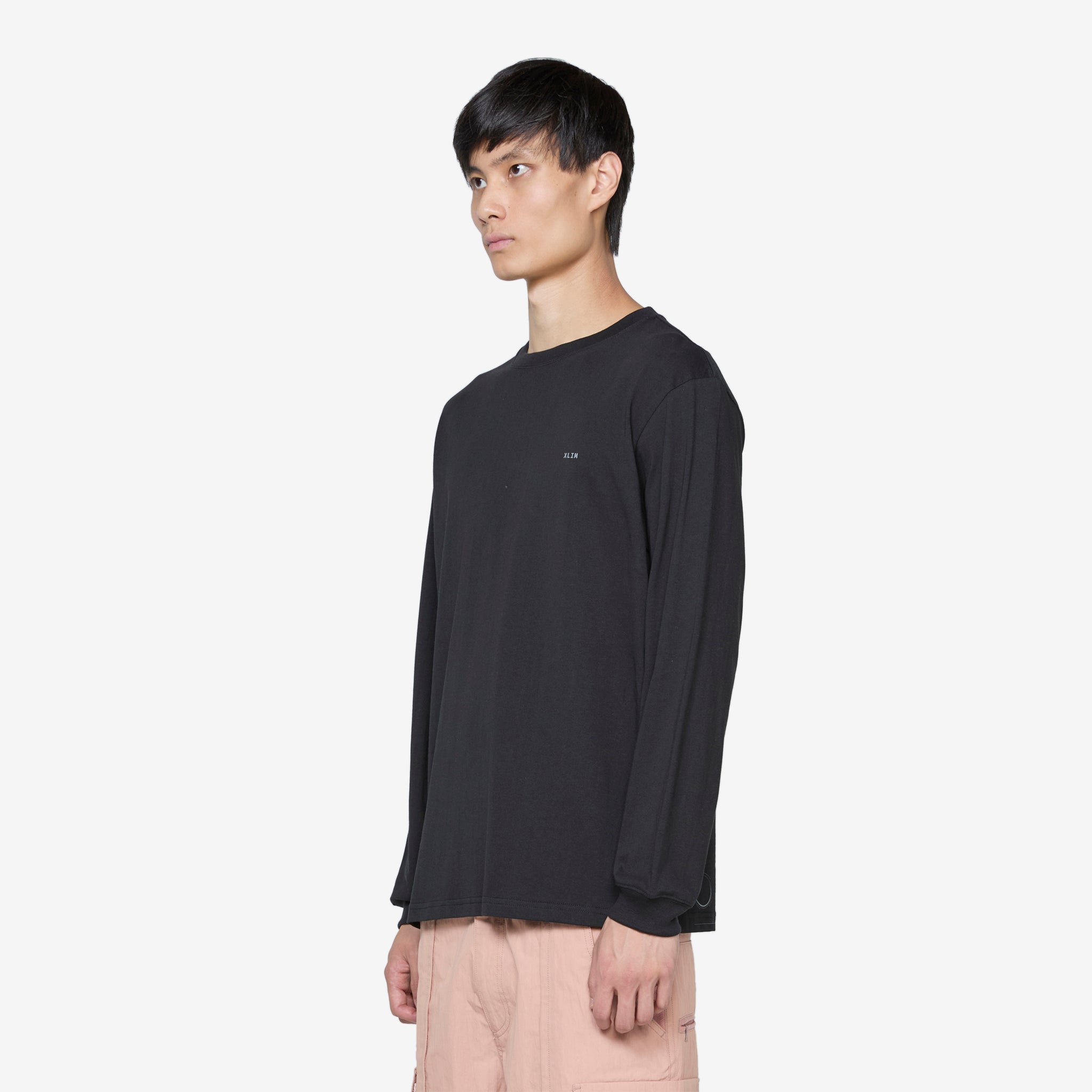 Ep.5 01 Long Sleeve Black T-Shirt for Men - Comfortable Cotton Crewneck Shirt for Casual Wear, Work & Everyday Outfits