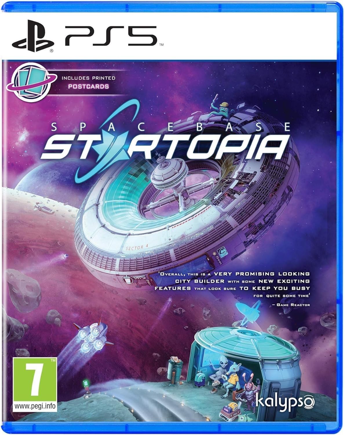 Spacebase Startopia - PS5 Game | Sci-Fi Strategy & Simulation | Build & Manage Space Stations | Perfect for Sci-Fi Fans & Strategy Gamers | Play at Home or Online Multiplayer