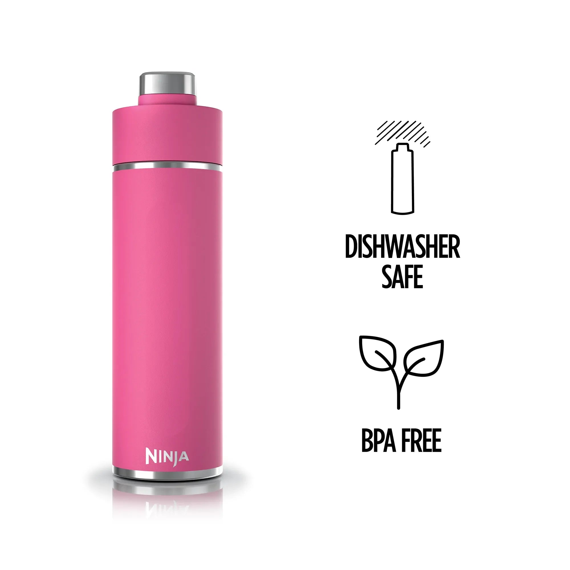Ninja Thirsti 828ml Insulated Water Bottle - Leakproof Stainless Steel Travel Mug for Hot & Cold Drinks - Perfect for Gym, Hiking, Office & Outdoor Activities