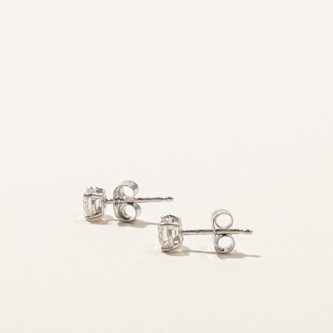 14K White Gold Diamond Stud Earrings | 0.44 Carat Total Weight (ctw) | Perfect for Weddings, Anniversaries & Special Occasions