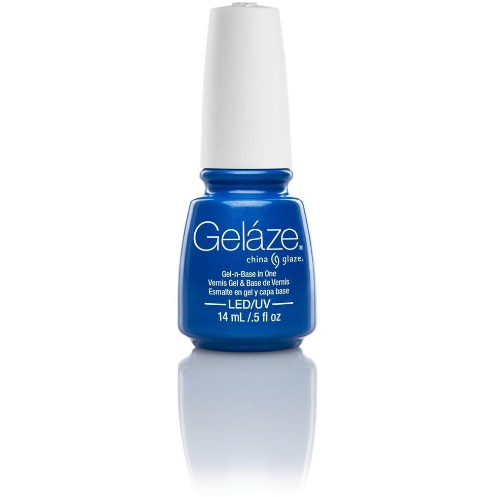 China Glaze Gelaze Splish Splash Nail Polish - 0.5 oz / #81623 - Long-Lasting Gel Finish for Manicures & Pedicures - Perfect for Summer Nails & Beach Vacations