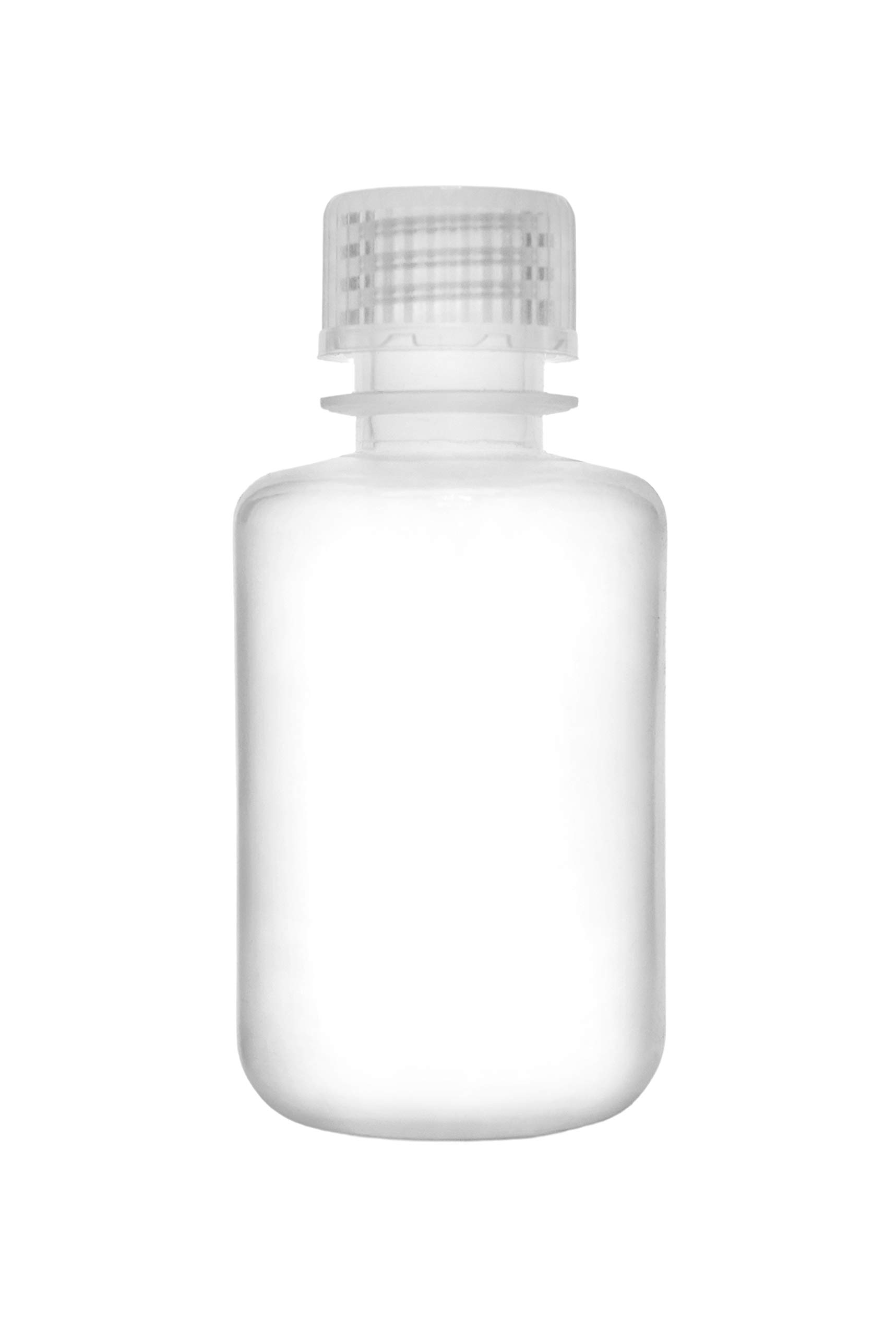 EISCO 6PK 60ml Narrow Mouth Reagent Bottles with Screw Cap - Polypropylene Translucent Lab Bottles for Chemistry Experiments & Science Classrooms
