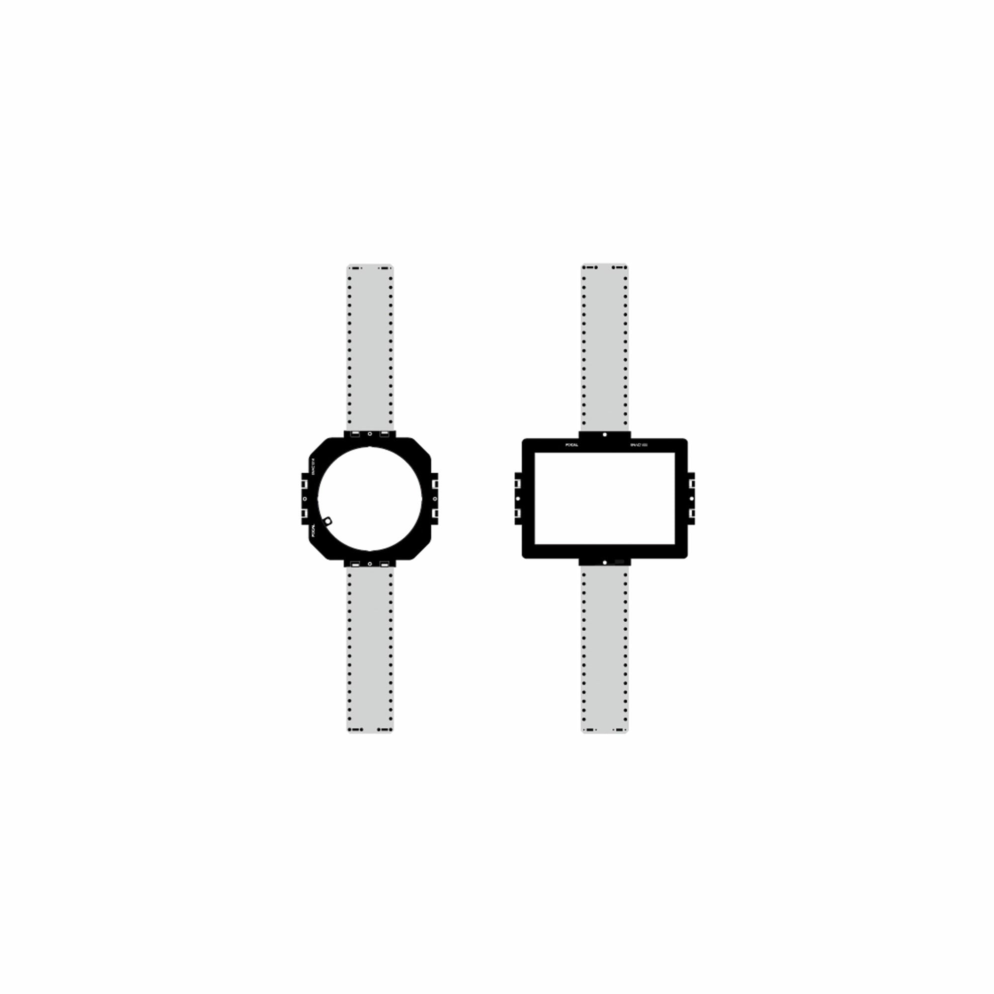Focal 100 IW6 In-Wall Speaker Mounting Bracket - Secure Installation for Home Theater & Audio Systems