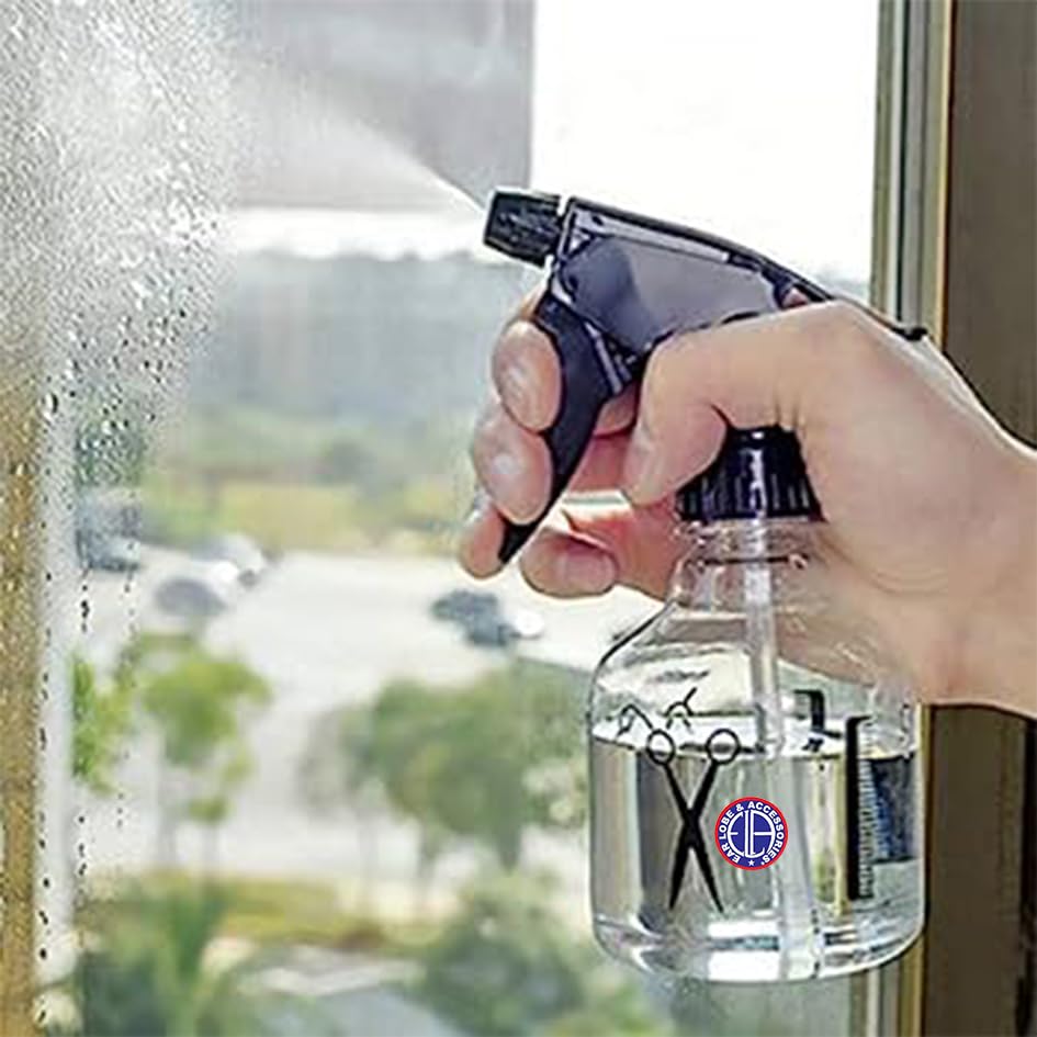 250ml Plastic Hair Spray Bottle for Ear Lobe & Accessories - Professional Salon & DIY Beauty Tool for Styling, Misting Plants, Cleaning Solutions