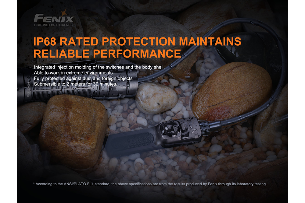 Fenix AER 05 Remote Pressure Switch for APF Tactical Flashlights - Perfect for Hunting, Camping & Emergency Situations