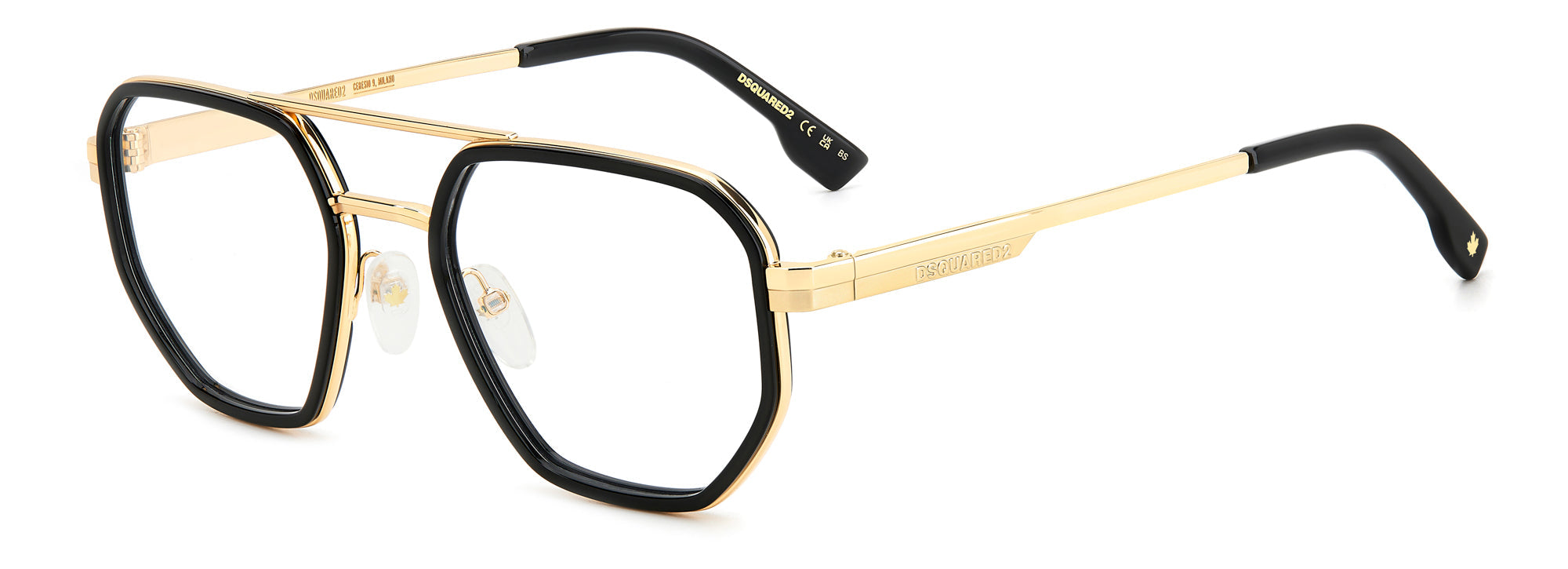 DSQUARED2 D2 0111 Sunglasses - Polarized UV Protection Aviator Style for Men & Women - Perfect for Driving, Travel and Outdoor Activities