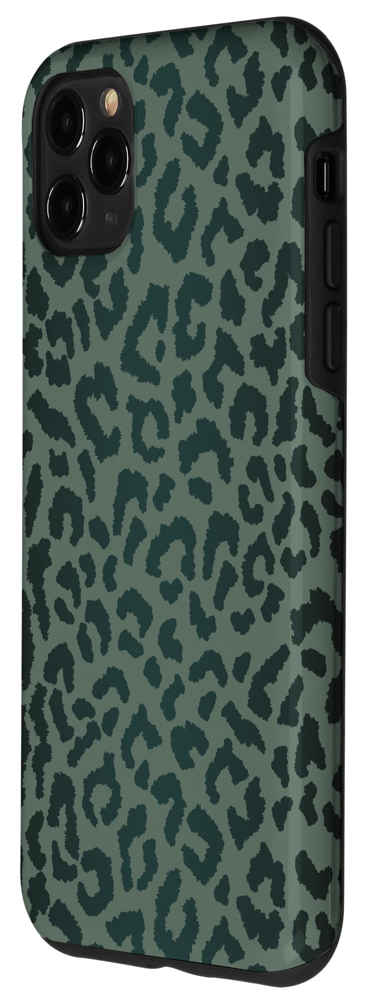 iPhone 11 Pro Max Case - Premium Leopard Cheetah Print Protective Cover for Midnight Green | Fashionable & Durable Phone Case for Daily Use, Travel & Outdoor Activities